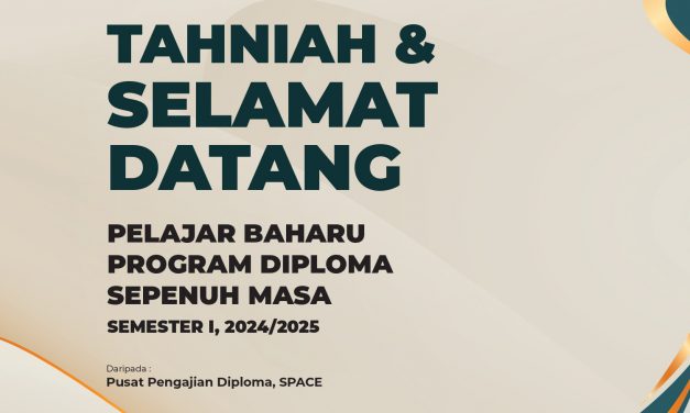 selamat datang kepada semua pelajar baharu, program diploma sepenuh masa utm, semester i, 2024/2025