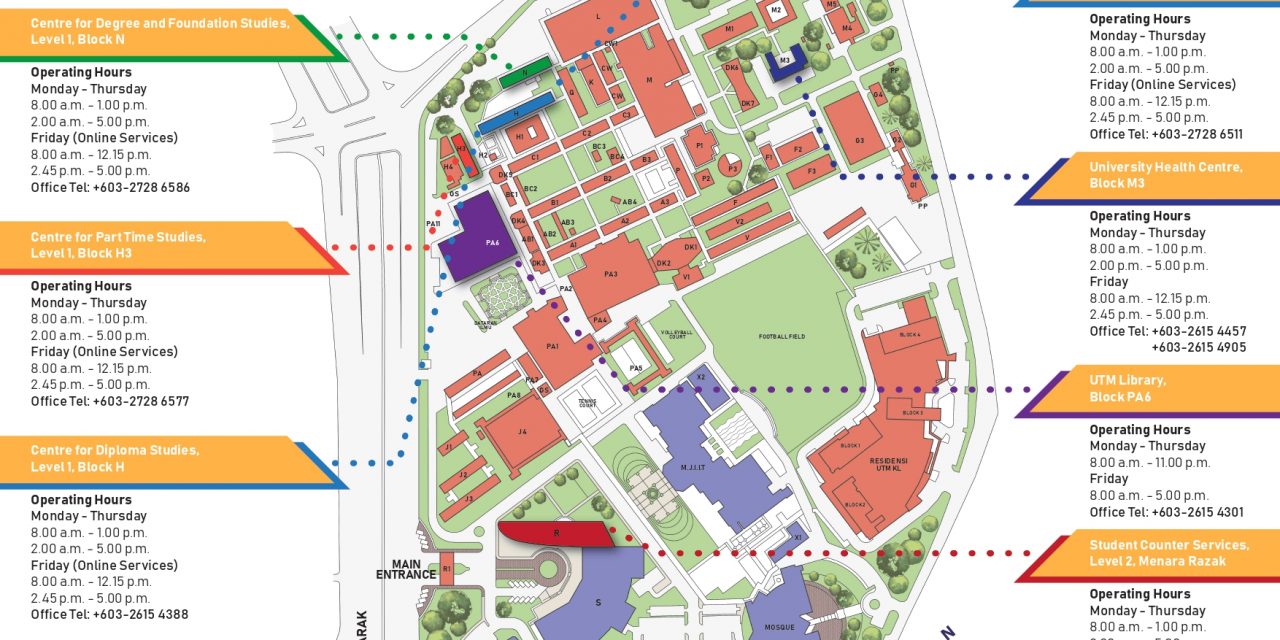 utm kuala lumpur campus map